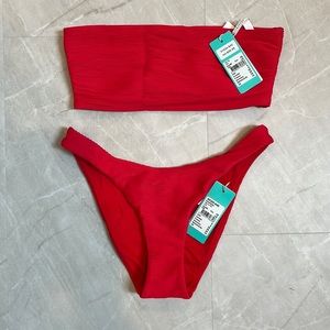 Seafolly set in Chili. Size US 6 Never worn, new with tags
